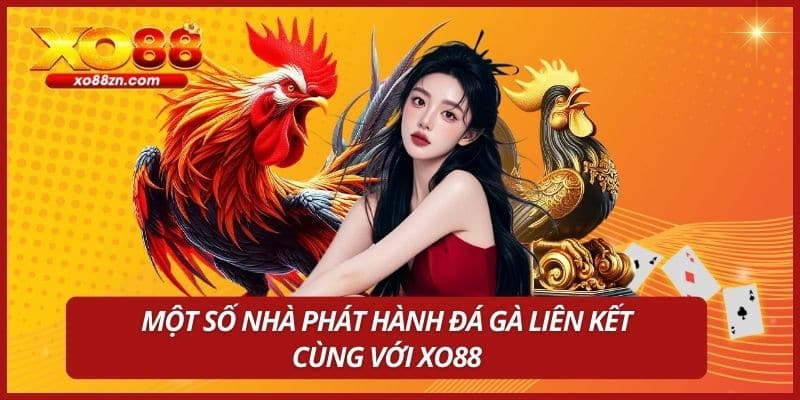 Một số nhà phát hành đá gà liên kết cùng với XO88